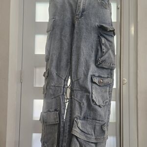 Rehab Lab Light Blue Relaxed Fit Jeans